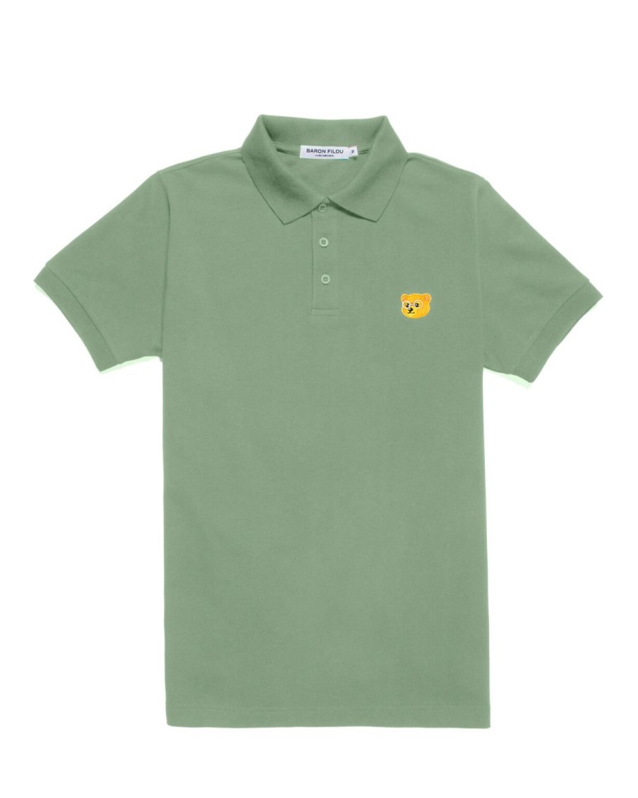 Dames Baron Filou | Ss23 Essentieel Biologisch Poloshirt, Puur Aloe