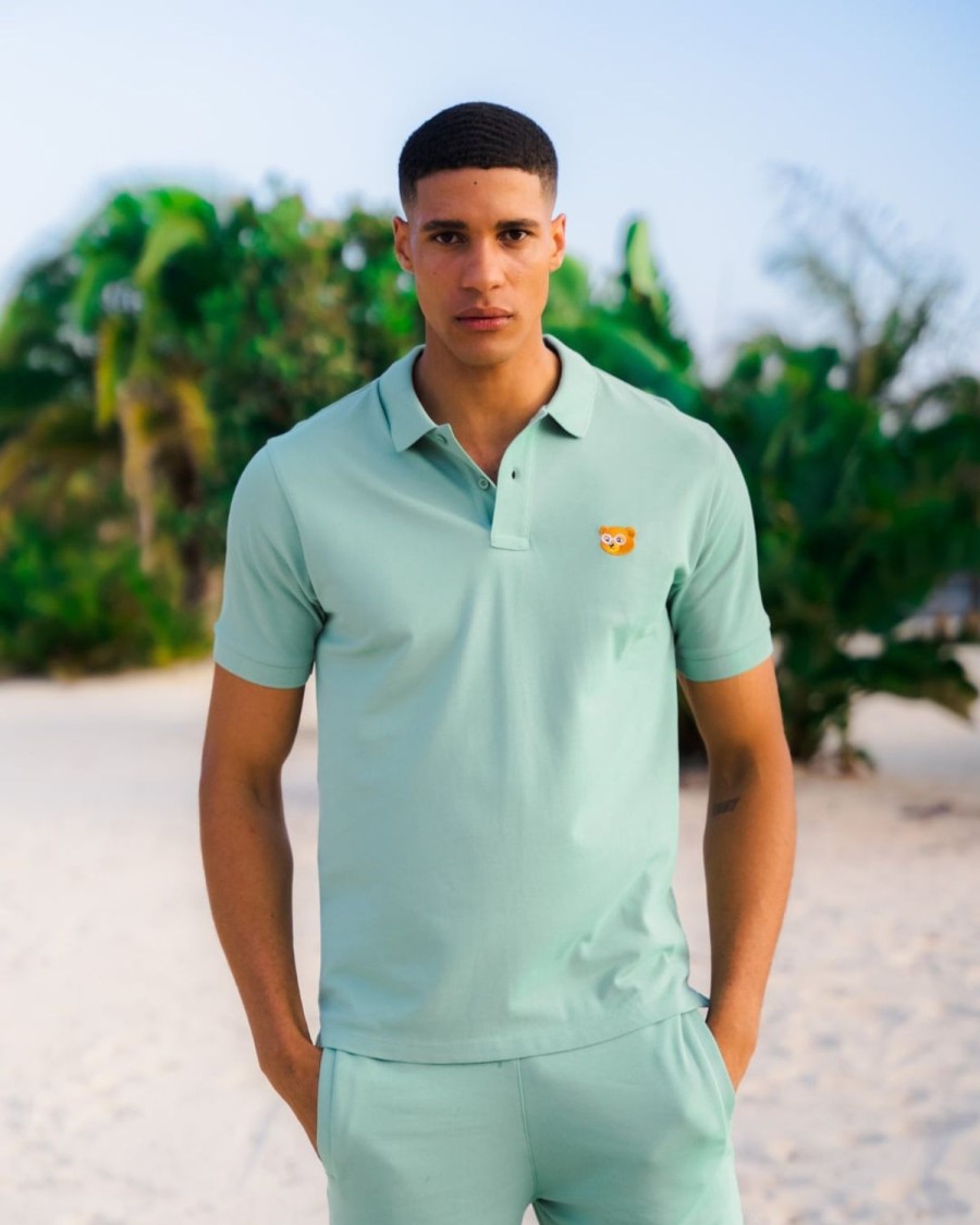 Dames Baron Filou | Ss23 Essentieel Biologisch Poloshirt, Puur Aloe