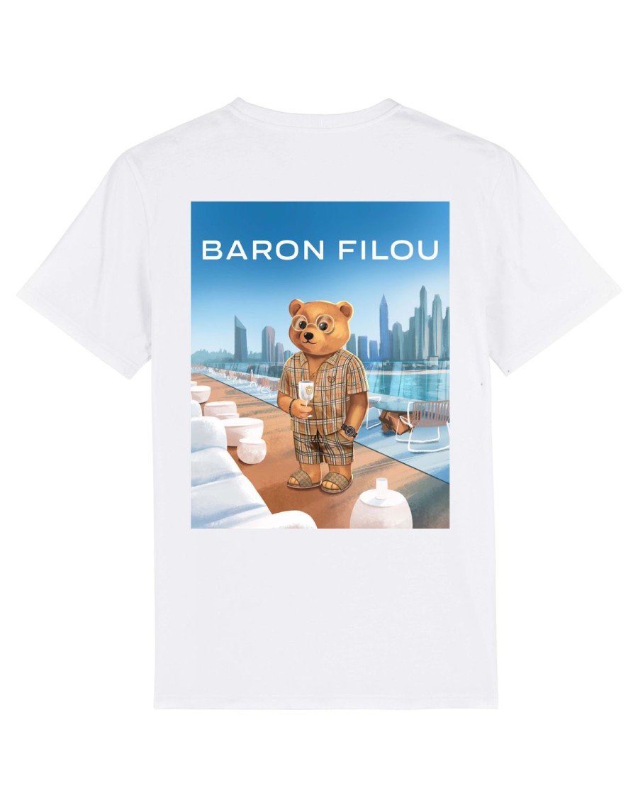 Mannen Baron Filou | Biologisch T-Shirt Met Print Op De Achterkant, Filou Lvi.