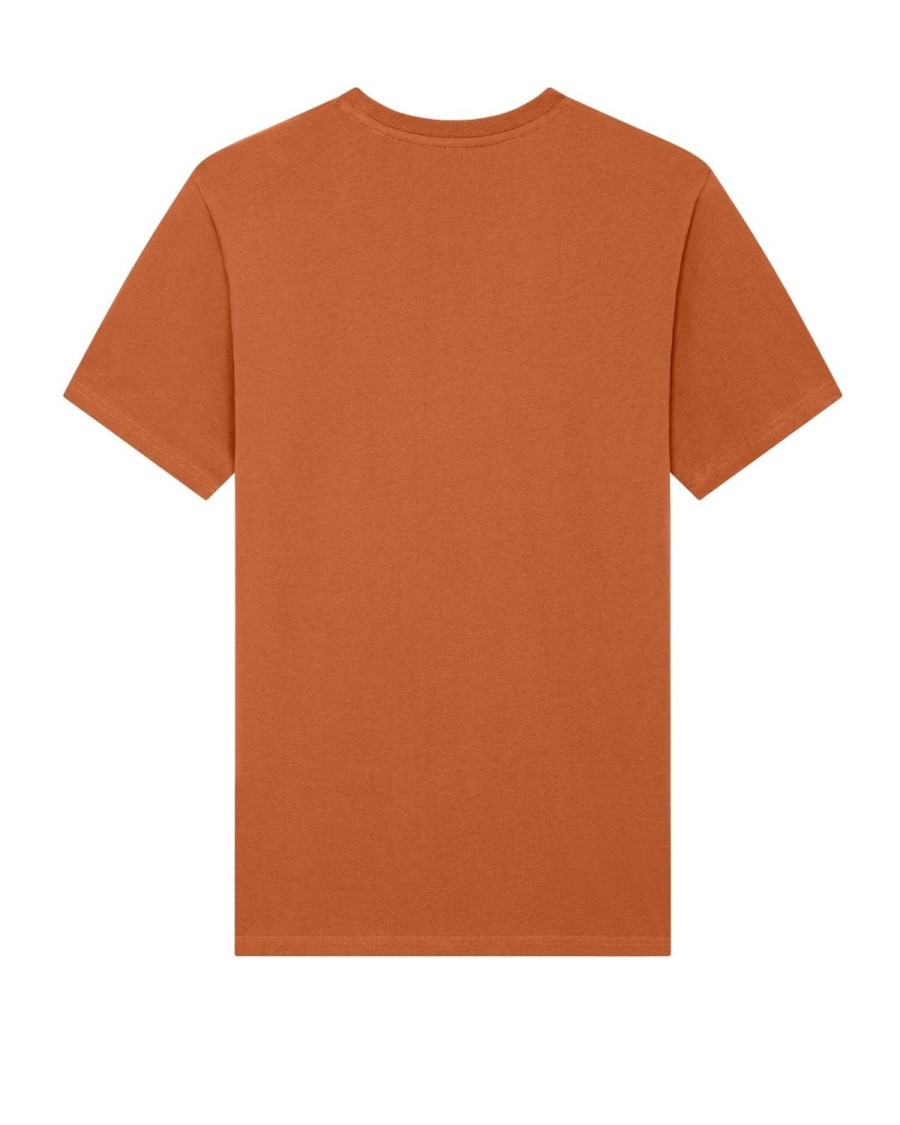 Mannen Baron Filou | Fw23 Biologisch T-Shirt Filou Lv., Pumpkin Spice