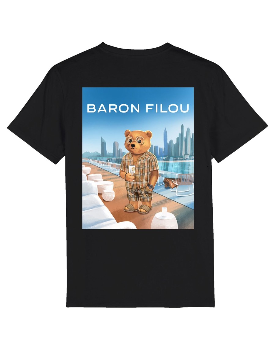 Mannen Baron Filou | Biologisch T-Shirt Met Print Op De Achterkant, Filou Lvi.