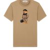 Mannen Baron Filou | Fw23 Biologisch T-Shirt Filou Lxxi., Licht Hazelnoot