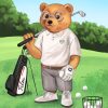 Accessoires Baron Filou | Poster Filou "De Golfer"